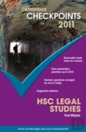 Cambridge Checkpoints Hsc Legal Studies 2011