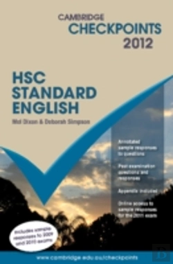 Bertrand.pt - Cambridge Checkpoints Hsc Standard English 2012