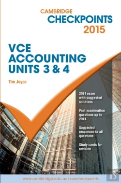 Bertrand.pt - Cambridge Checkpoints Vce Accounting Units 3&4 2015
