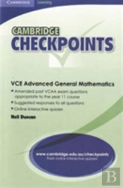 Cambridge Checkpoints Vce Advanced General Maths Units 1and 2
