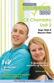 Cambridge Checkpoints Vce Chemistry Unit 3 2009