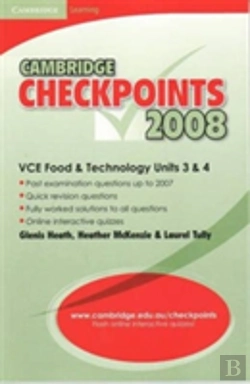 Bertrand.pt - Cambridge Checkpoints Vce Food And Technology Units 3 And 4 2008