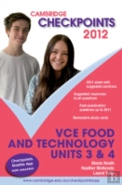 Bertrand.pt - Cambridge Checkpoints Vce Food And Technology Units 3&4 2012