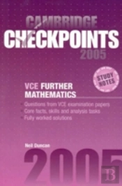 Cambridge Checkpoints Vce Further Mathematics 2005