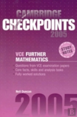 Bertrand.pt - Cambridge Checkpoints Vce Further Mathematics 2005