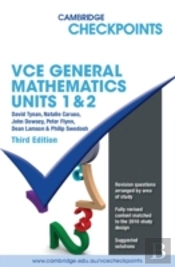 Cambridge Checkpoints Vce General Mathematics Units 1 And 2