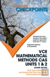 Cambridge Checkpoints Vce Mathematical Methods Cas Units 1 And 2