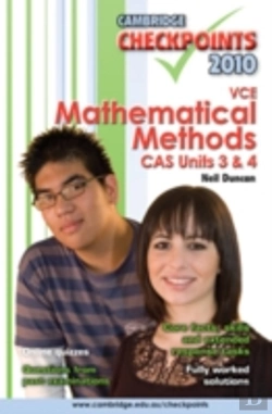 Bertrand.pt - Cambridge Checkpoints Vce Mathematical Methods Cas Units 3 And 4 2010