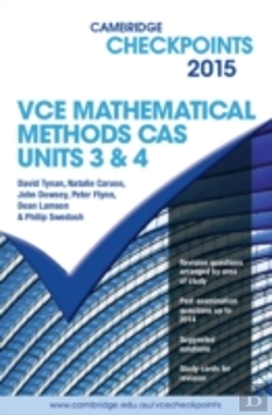 Bertrand.pt - Cambridge Checkpoints Vce Mathematical Methods Cas Units 3 And 4 2015