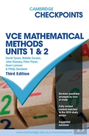 Cambridge Checkpoints Vce Mathematical Methods Units 1 And 2