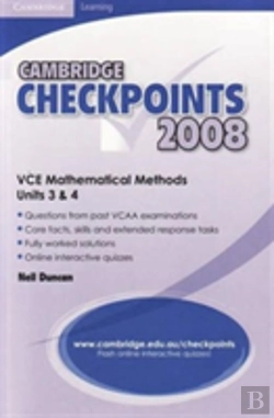 Bertrand.pt - Cambridge Checkpoints Vce Mathematical Methods Units 3 And 4 2008