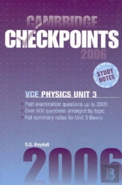 Cambridge Checkpoints Vce Physics Unit 3 2006