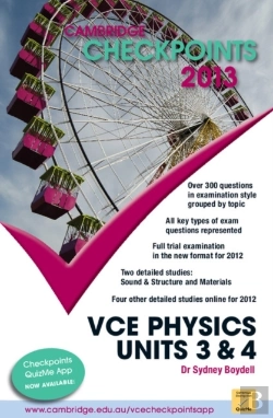 Bertrand.pt - Cambridge Checkpoints Vce Physics Units 3 And 4 2013