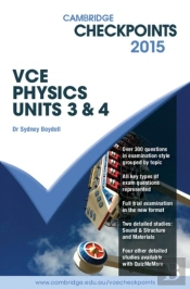 Cambridge Checkpoints Vce Physics Units 3 And 4 2015