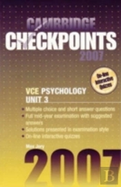 Cambridge Checkpoints Vce Psychology Unit 3 2007