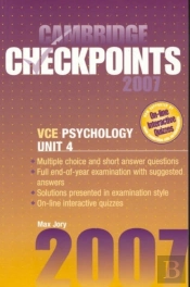 Cambridge Checkpoints Vce Psychology Unit 4 2007