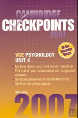 Bertrand.pt - Cambridge Checkpoints Vce Psychology Unit 4 2007