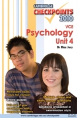 Bertrand.pt - Cambridge Checkpoints Vce Psychology Unit 4 2010