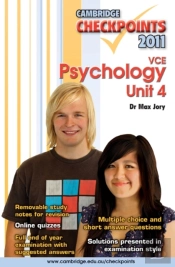 Cambridge Checkpoints Vce Psychology Unit 4 2011