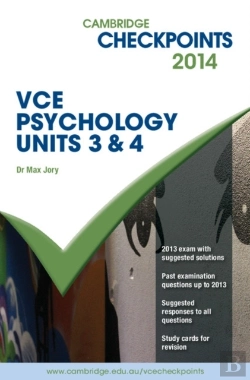 Bertrand.pt - Cambridge Checkpoints Vce Psychology Units 3&4 2014