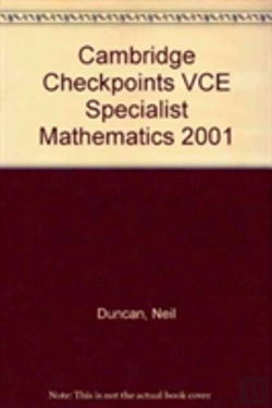 Bertrand.pt - Cambridge Checkpoints Vce Specialist Mathematics 2001