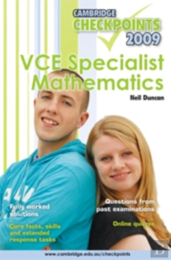 Bertrand.pt - Cambridge Checkpoints Vce Specialist Mathematics 2009