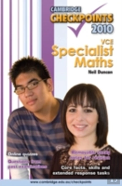 Bertrand.pt - Cambridge Checkpoints Vce Specialist Mathematics 2010