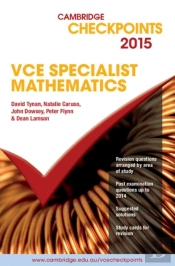 Cambridge Checkpoints Vce Specialist Mathematics 2015