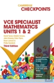 Cambridge Checkpoints Vce Specialist Maths Units 1 And 2