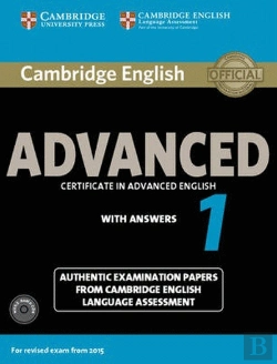 Bertrand.pt - Cambridge English Advanced 1 For Revised Exam From 2015 Student'S Book Pack (Student'S Book With Answers And Audio Cds (2))