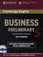 Cambridge English Business 5 Preliminary Self-Study Pack (Student'S Book With Answers And Audio Cd)