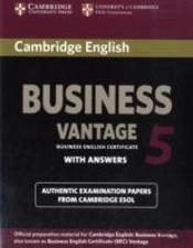Cambridge English Business 5 Vantage Student'S Book With Answers