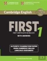 Cambridge English First 1 For Revised Exam From 2015 Student'S Book With Answers