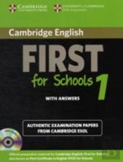 Cambridge English First For Schools 1 Self-Study Pack (Student'S Book With Answers And Audio Cds (2))