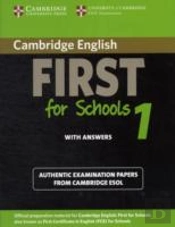 Cambridge English First For Schools 1 Student'S Book With Answers