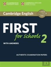 Cambridge English First For Schools 2 Student'S Book With Answers