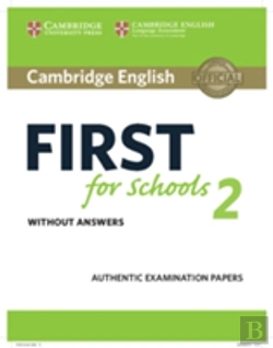 Bertrand.pt - Cambridge English First For Schools 2 Student'S Book Without Answers