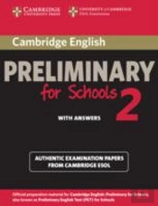 Cambridge English Preliminary For Schools 2 Student'S Book With Answers