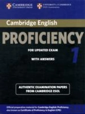 Cambridge English Proficiency 1 For Updated Exam Student'S Book With Answers
