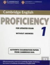 Cambridge English Proficiency 1 For Updated Exam Student'S Book Without Answers