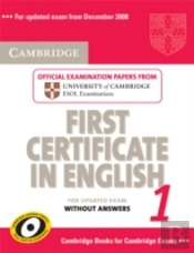 Cambridge First Certificate In English 1 For Updated Exam Student'S Book Without Answers