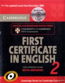 Bertrand.pt - Cambridge First Certificate In English 2 For Updated Exam Self-Study Pack