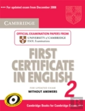 Cambridge First Certificate In English 2 For Updated Exam Student'S Book Without Answers