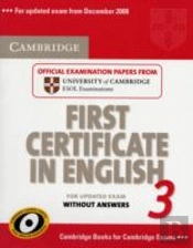 Cambridge First Certificate In English 3 For Updated Exam Student'S Book Without Answers