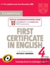 Cambridge First Certificate In English 4