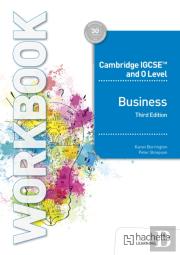 Cambridge Igcse And O Level Business Workbook Third Edition