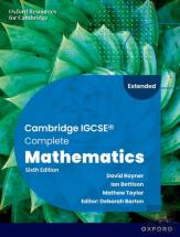 Cambridge Igcse Complete Mathematics Extended: Student Book Sixth Edition