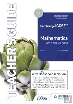 Bertrand.pt - Cambridge Igcse Core And Extended Mathematics Teacher'S Guide With Boost Subscription