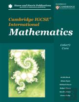 Cambridge Igcse International Mathematics 0607 Core