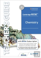 Cambridge Igcse (Tm) Chemistry Teacher'S Guide With Boost Subscription Booklet